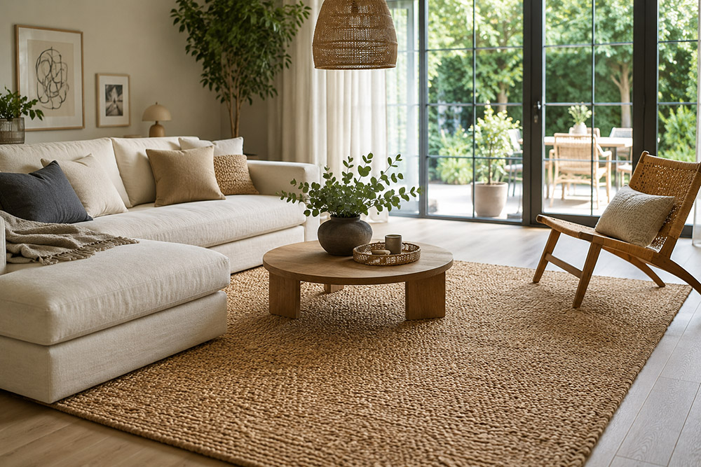 Jute vloerkleden – een gids voor een natuurlijke en tijdloze keuze