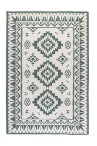 Elle Decoration Gemini In- en Outdoor Keerbaar Vloerkleed Dynamic Groen