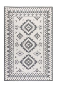 Elle Decoration Gemini In- en Outdoor Keerbaar Vloerkleed Dynamic Zilver