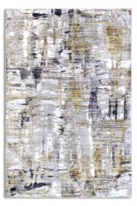 ELLE Decoration Imagination Laagpolig Vloerkleed Malard Antraciet Goud