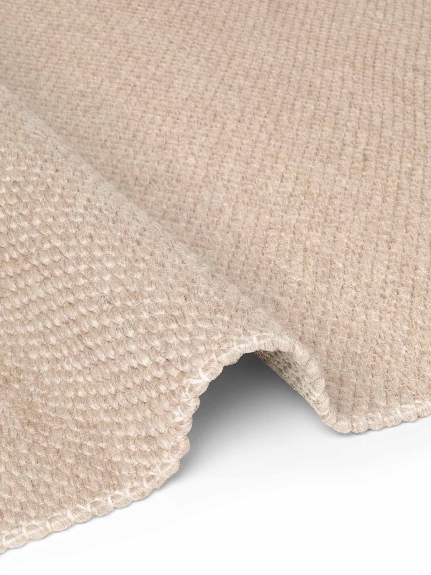 Elle Decoration Lyon Wollen Vloerkleed Beans Natuur Beige