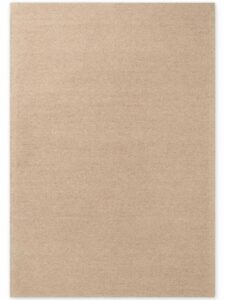 Elle Decoration Puristic Fine Bouclé Wollen Vloerkleed Knots Beige