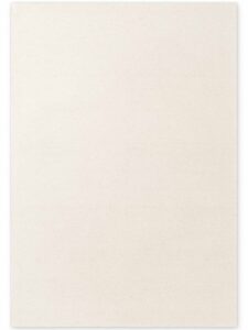 Elle Decoration Puristic Fine Bouclé Wollen Vloerkleed Knots Natuur Wit