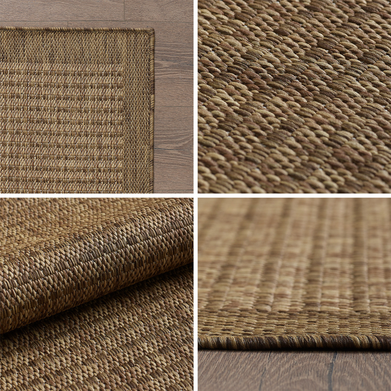 Giza 1410 In- & outdoor vloerkleed - Bruin