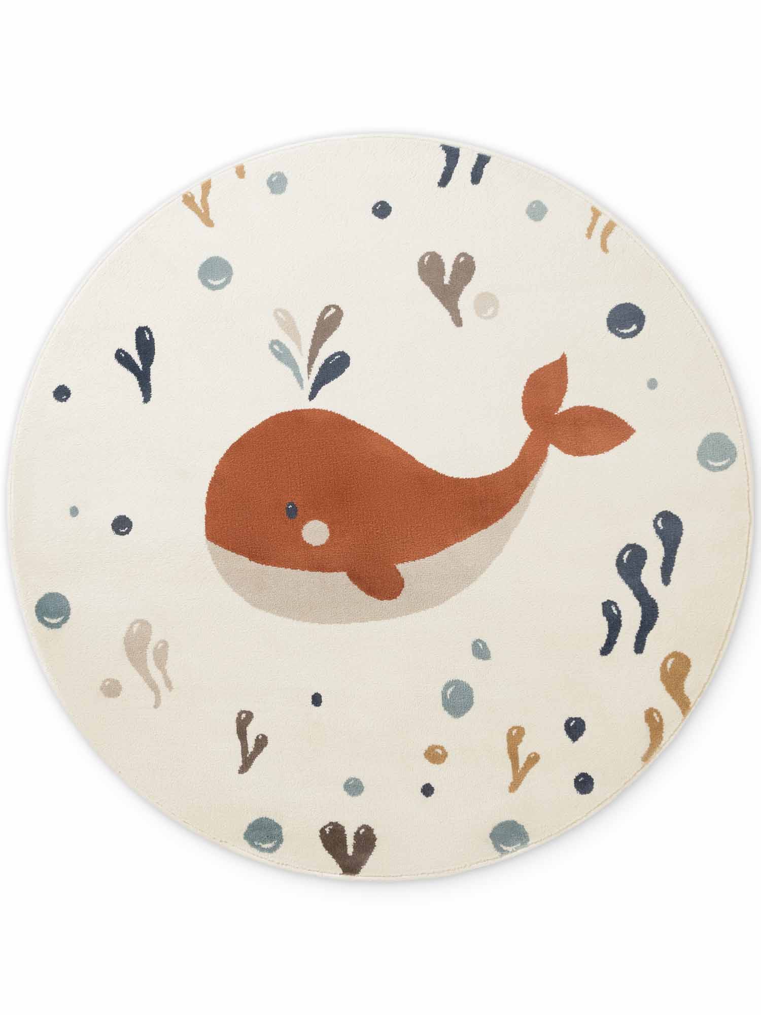 Hanse Home Adventures Kindervloerkleed Moby Crème Meerkleurig
