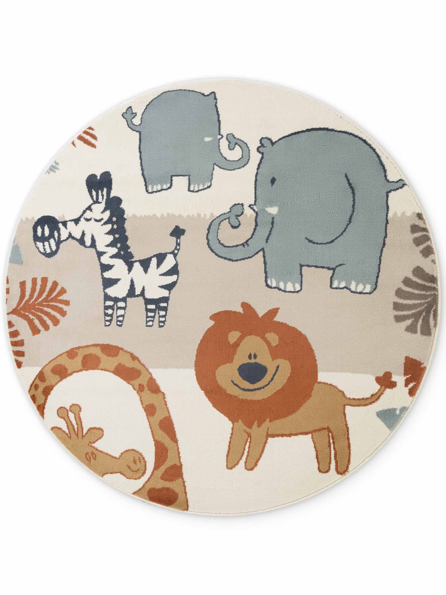 Hanse Home Adventures Kindervloerkleed Savanna Crème Meerkleurig