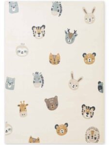 Hanse Home Adventures Kindervloerkleed Tiny Zoo Crème Meerkleurig