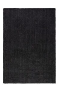Hanse Home Bouclé Jute Vloerkleed Jaipur Donkerzwart