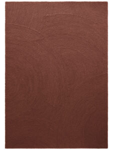 Hanse Home Calmio Wollen Vloerkleed Calmio Rood Bruin