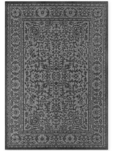 Hanse Home Duet In- & Outdoor Keerbaar Vloerkleed Kona Zwart Wit