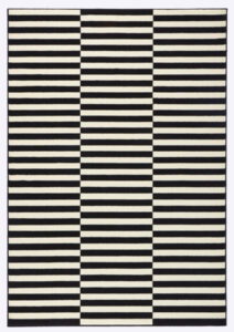 Hanse Home Gloria Design Vloerkleed Panel Zwart Wit