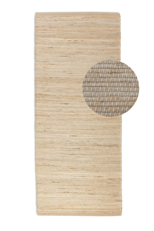 Hanse Home Handloom 1.0 Jute Vloerkleed Dhaka Natuurgoud Beige