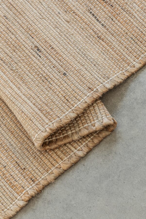 Hanse Home Handloom 1.0 Jute Vloerkleed Dhaka Natuurgoud Beige