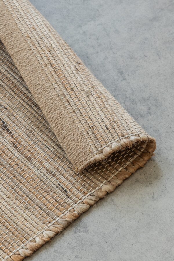 Hanse Home Handloom 1.0 Jute Vloerkleed Dhaka Natuurgoud Beige