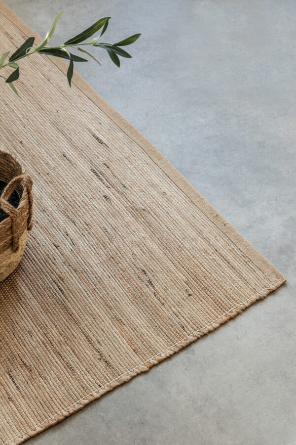 Hanse Home Handloom 1.0 Jute Vloerkleed Dhaka Natuurgoud Beige
