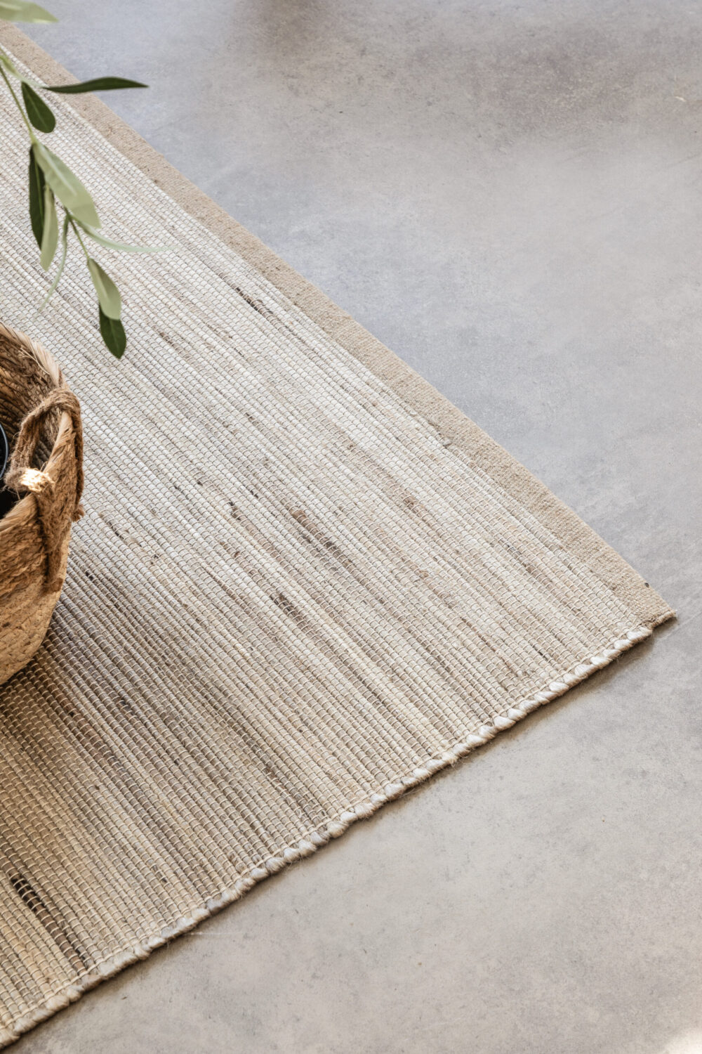 Hanse Home Handloom 1.0 Jute Vloerkleed Dhaka - Natuurgrijs-bruin