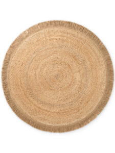 Hanse Home Jute Braided Jute Vloerkleed Rond Nuru Natuur Goud