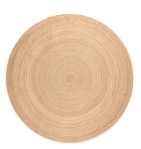 Hanse Home Jute Braided Jute Vloerkleed Rond Rangpur Natuur Goud