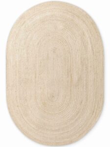 Hanse Home Jute Braided Jute Vloerkleed Rond Rangpur Natuur Ivoor