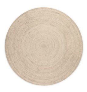 Hanse Home Jute Braided Jute Vloerkleed Rond Rangpur - Natuur-ivoor