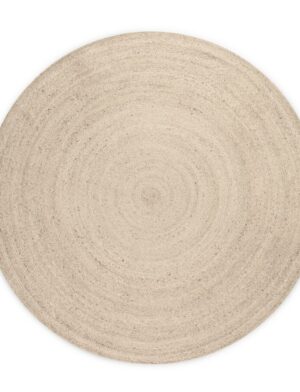 Hanse Home Jute Braided Jute Vloerkleed Rond Rangpur - Natuur-ivoor