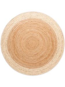 Hanse Home Jute Vloerkleed Rond Looma Natuur Goud Ivoor