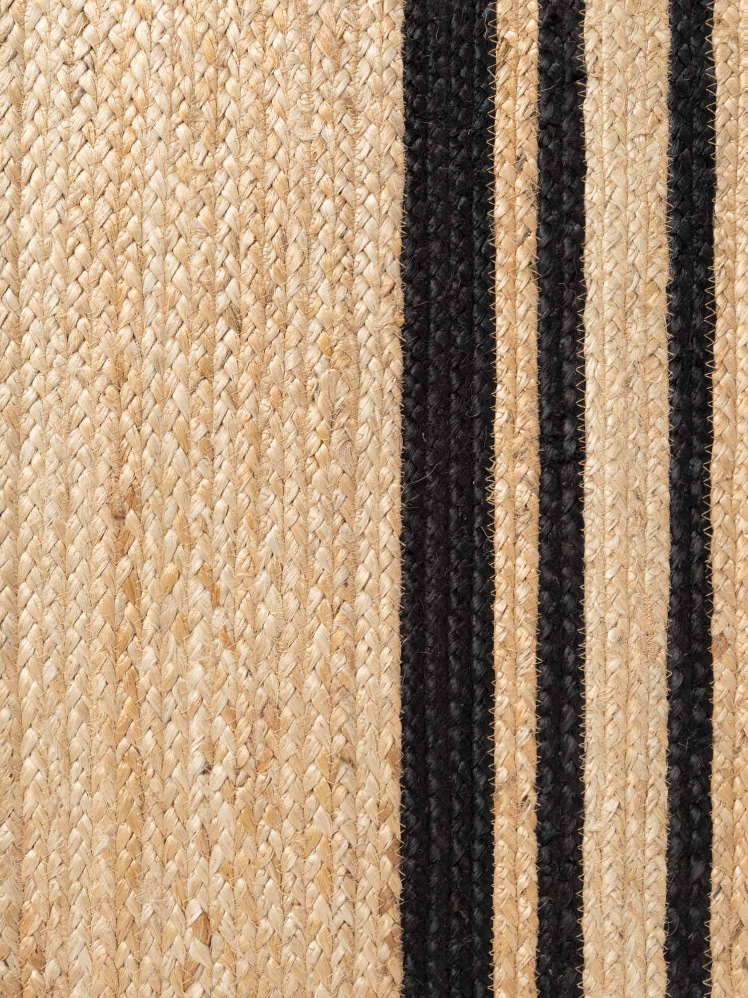 Hanse Home Looma Jute Vloerkleed Looma Natuur Goud Zwart