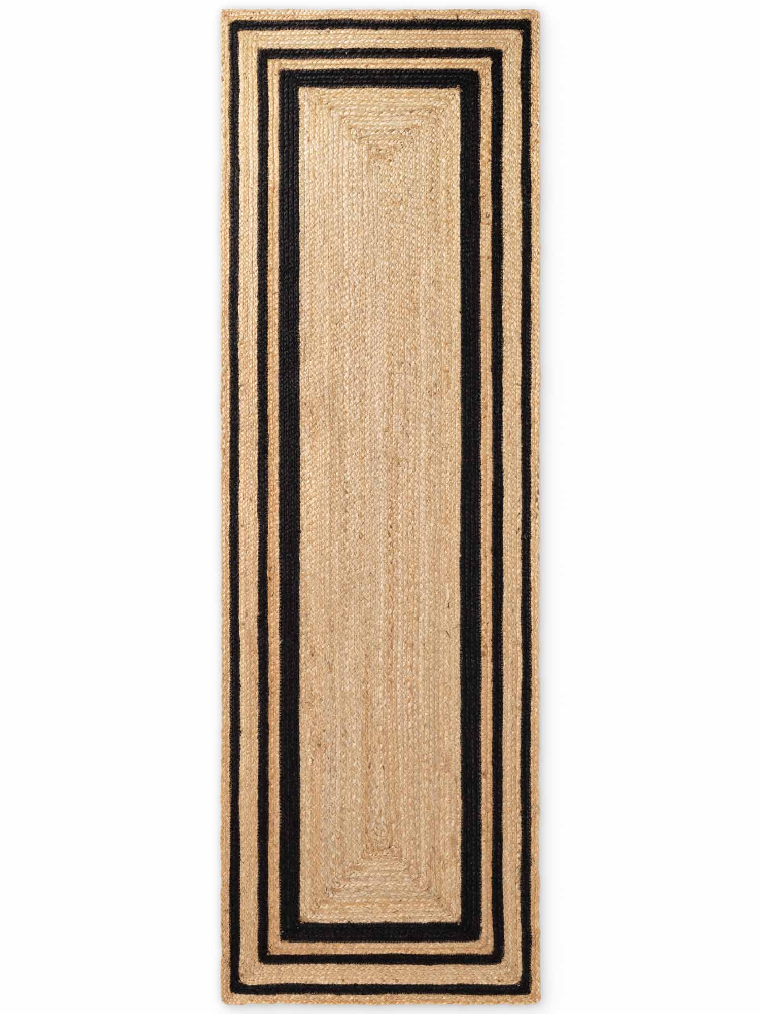 Hanse Home Looma Jute Vloerkleed Looma Natuur Goud Zwart
