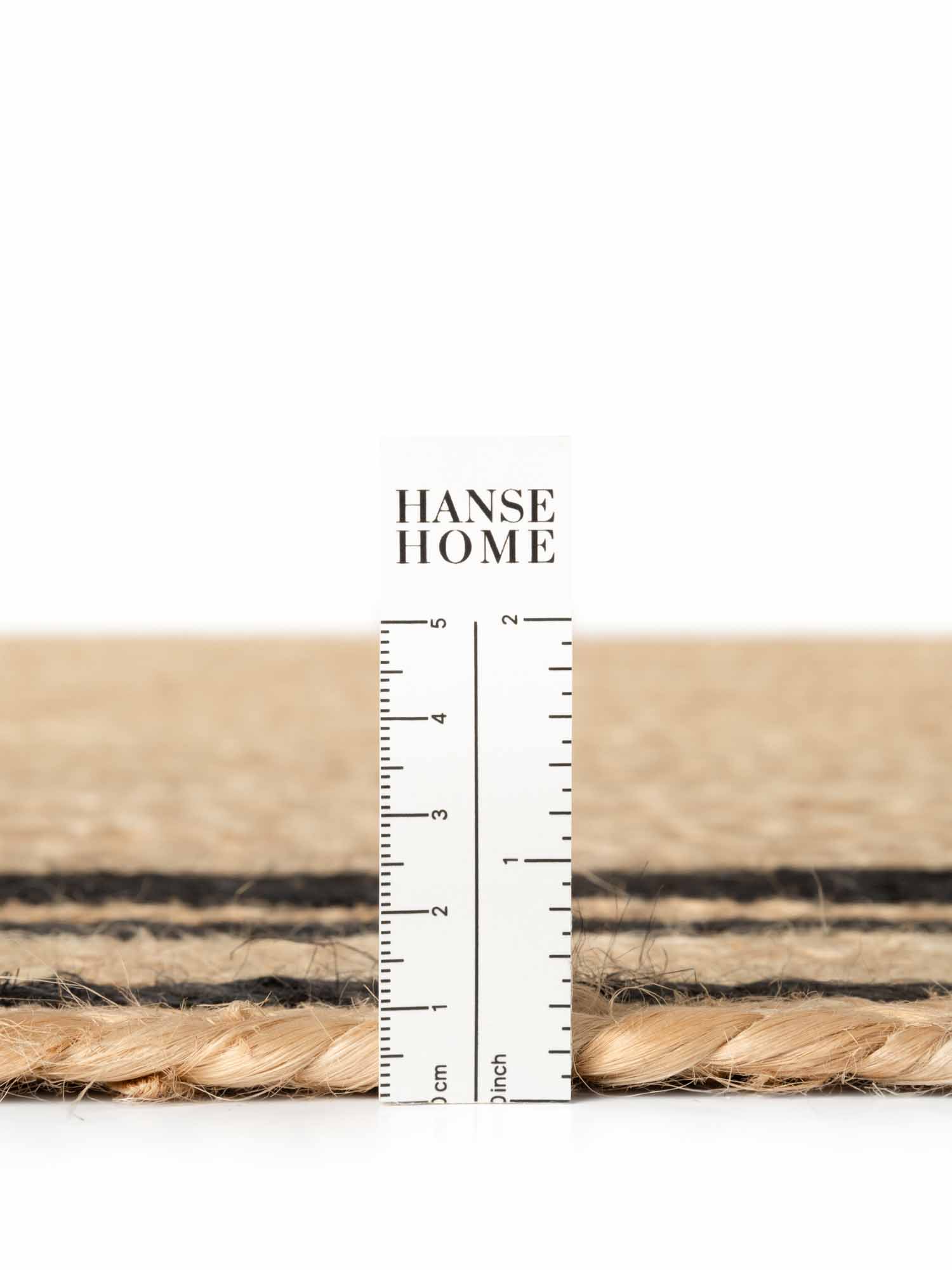 Hanse Home Looma Jute Vloerkleed Looma Natuur Goud Zwart