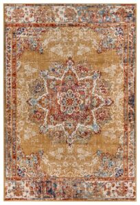 Hanse Home Luxor Laagpolig Vloerkleed Maderno Goud Meerkleurig
