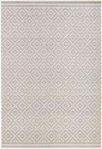 Hanse Home Meadow In- & Outdoor Vloerkleed Ruit Grijs Crème