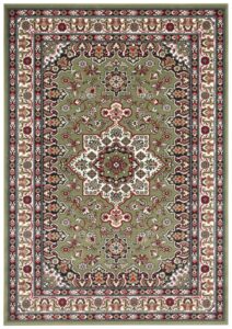 Hanse Home Mirkan Laagpolig Vloerkleed Parun Tabriz Groen