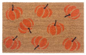 Hanse Home Mix Mats Deurmat Kokos Oranje Pumpkins 45x75 cm - Kokosnoot
