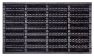 Hanse Home Mix Mats Deurmat Rubber-Kokos Brushes Zwart