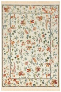 Hanse Home Naveh Laagpolig Vloerkleed Oriental Flowers Crème
