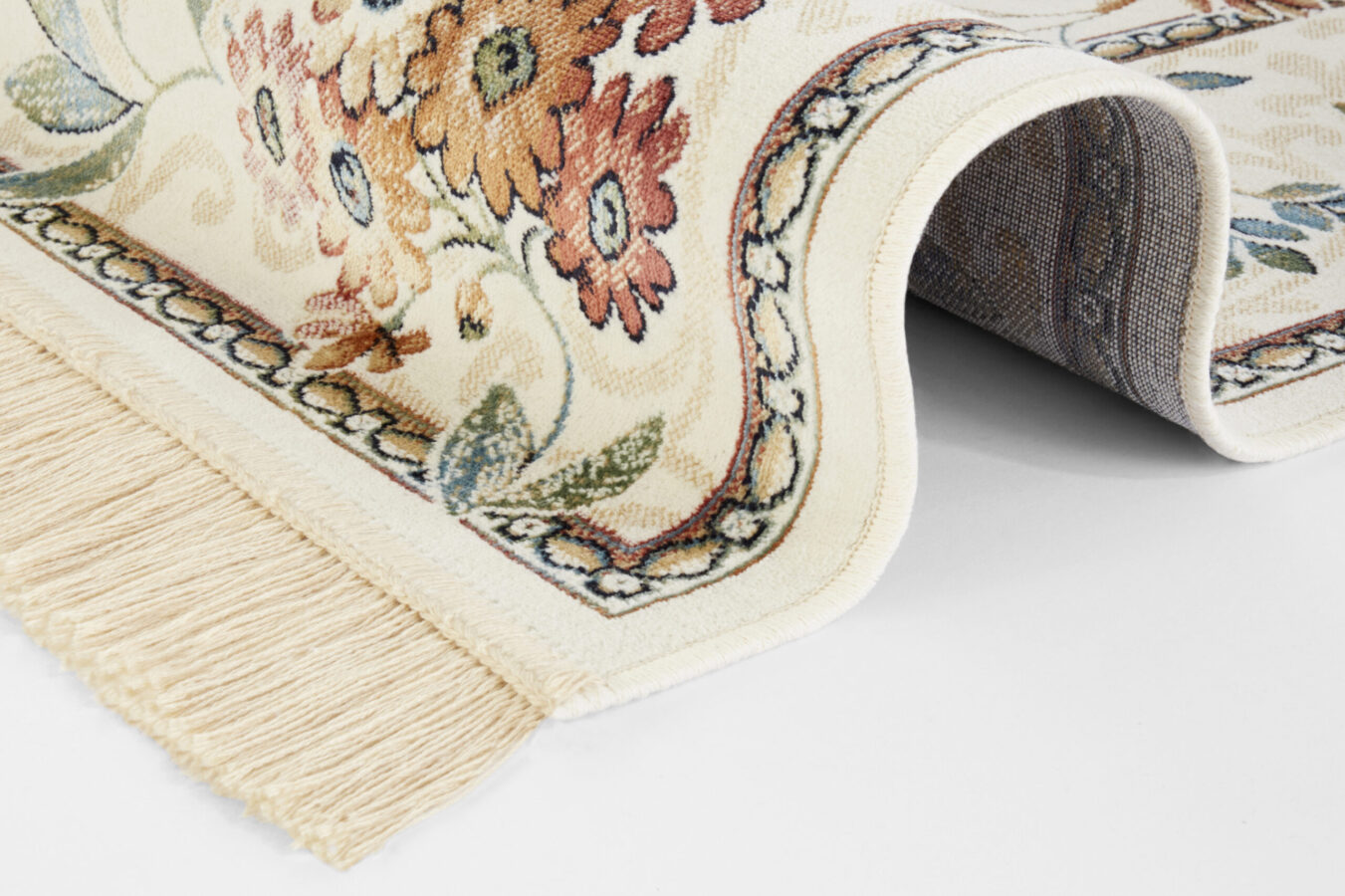 Hanse Home Naveh Laagpolig Vloerkleed Oriental Flowers Crème