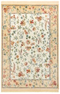 Hanse Home Naveh Laagpolig Vloerkleed Oriental Flowers Crème Cord