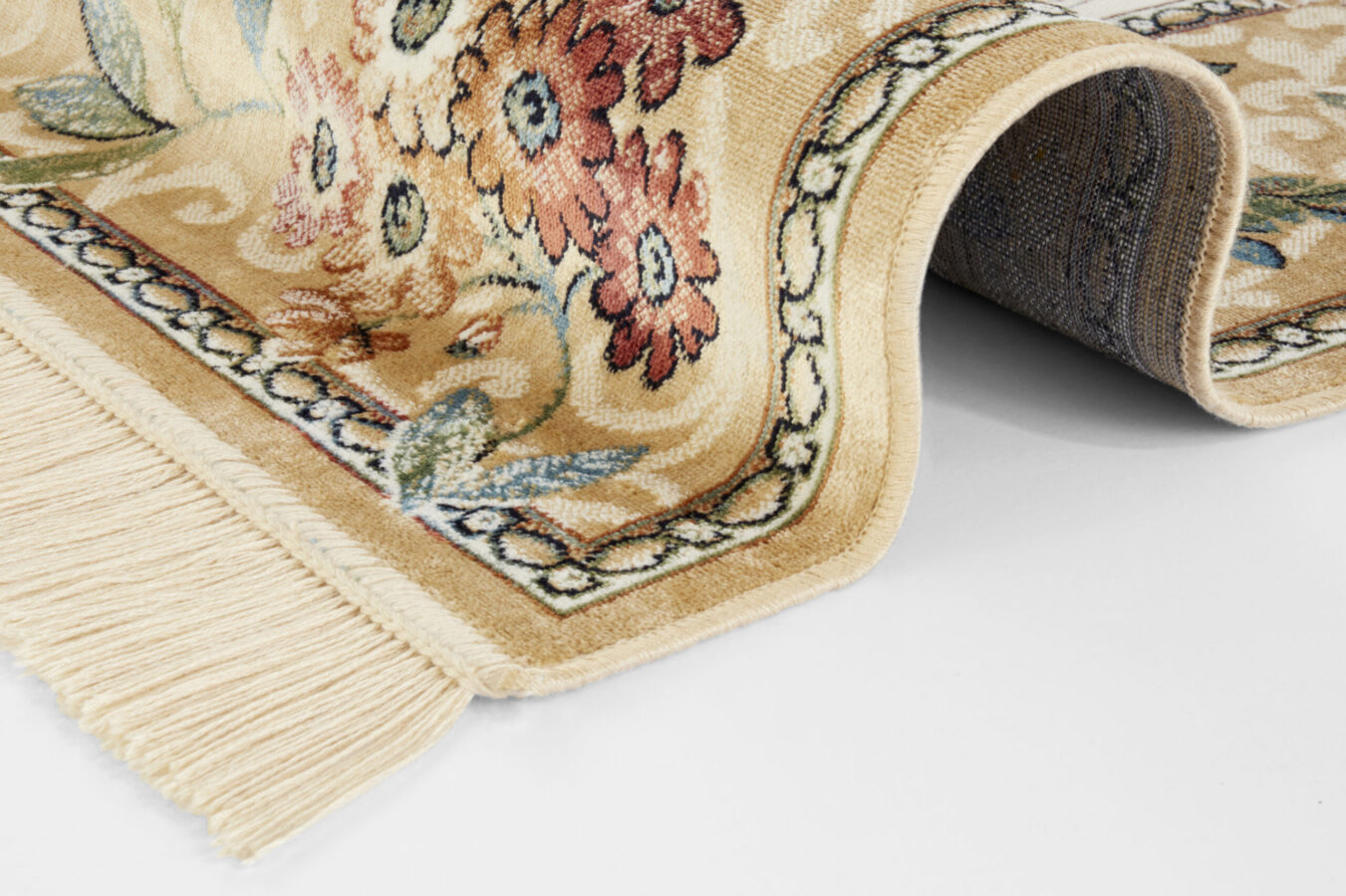 Hanse Home Naveh Laagpolig Vloerkleed Oriental Flowers Crème Cord