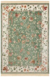 Hanse Home Naveh Laagpolig Vloerkleed Oriental Flowers Groen
