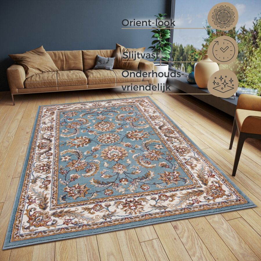 Hanse Home Orient Vloerkleed Reni - Munt-crème