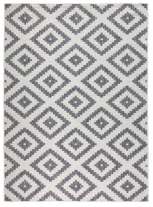 Hanse Home Twin Keerbare Vloerkleden In- & Outdoor Vloerkleed Malta Grijs Crème