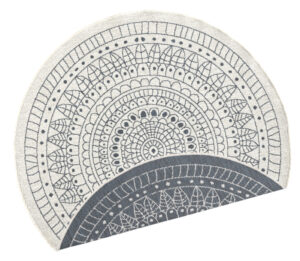 Hanse Home Twin Keerbare Vloerkleden In- & Outdoor Vloerkleed Rond Porto Grijs