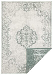 Hanse Home Twin Supreme In- & Outdoor Keerbaar Vloerkleed Cebu Groen Crème