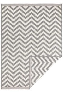 Hanse Home Twin Supreme In- & Outdoor Keerbaar Vloerkleed Palma Grijs