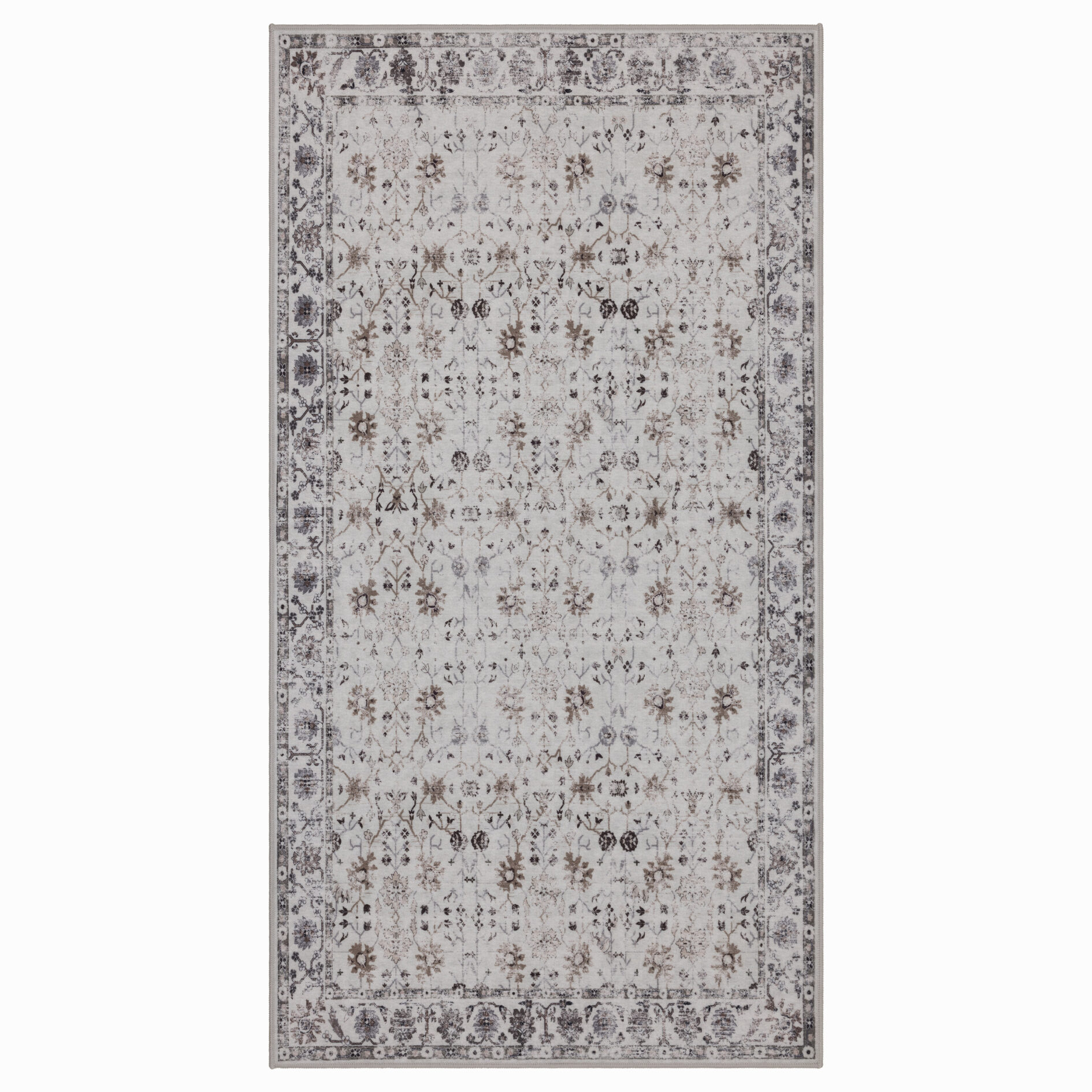 Inka wasbaar vintage vloerkleed 1142 - Crème