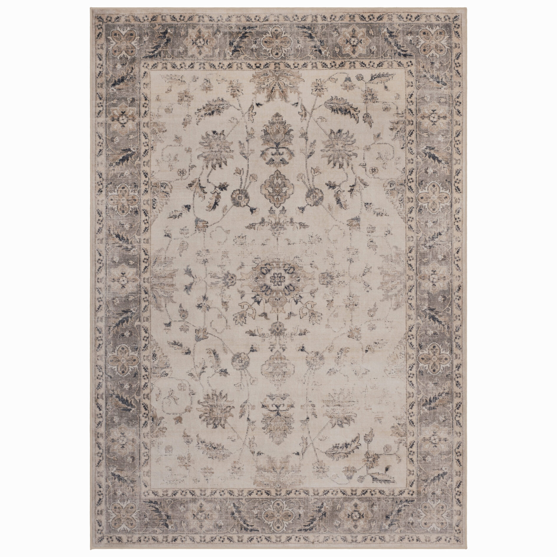 Inka wasbaar vintage vloerkleed 1143 - Beige