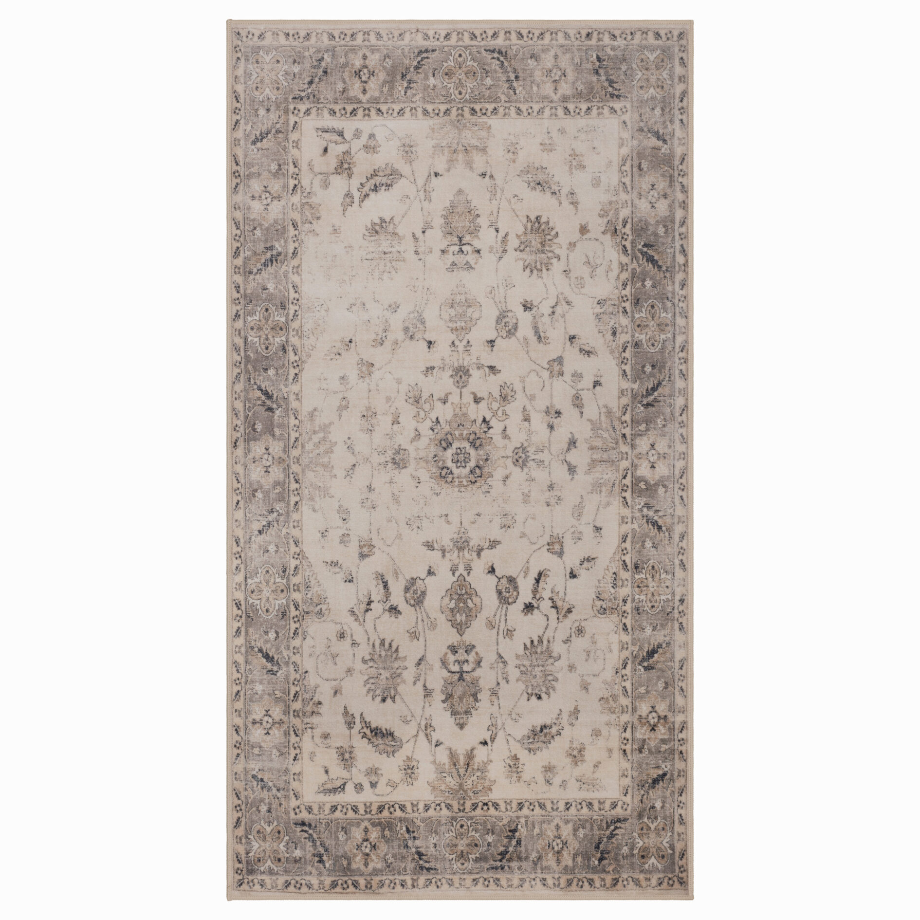 Inka wasbaar vintage vloerkleed 1143 - Beige
