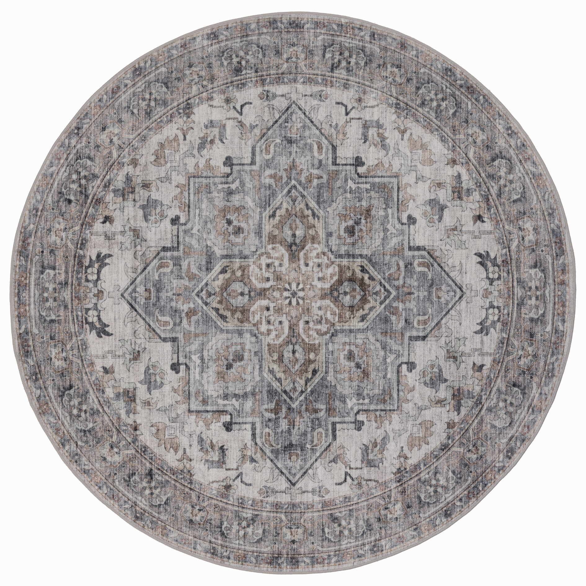 Inka wasbaar vintage vloerkleed 1144 - Beige