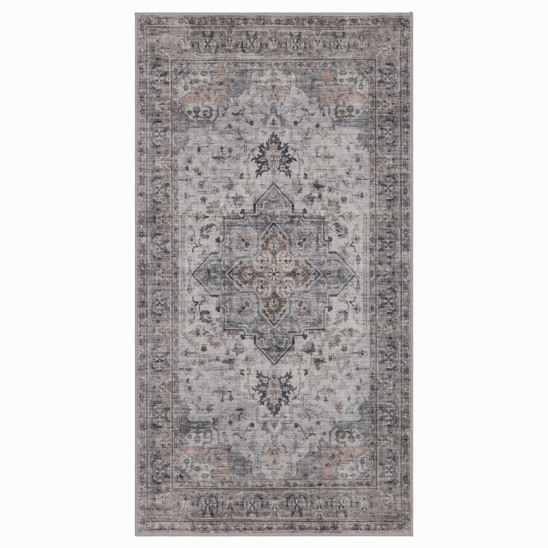 Inka wasbaar vintage vloerkleed 1144 - Beige