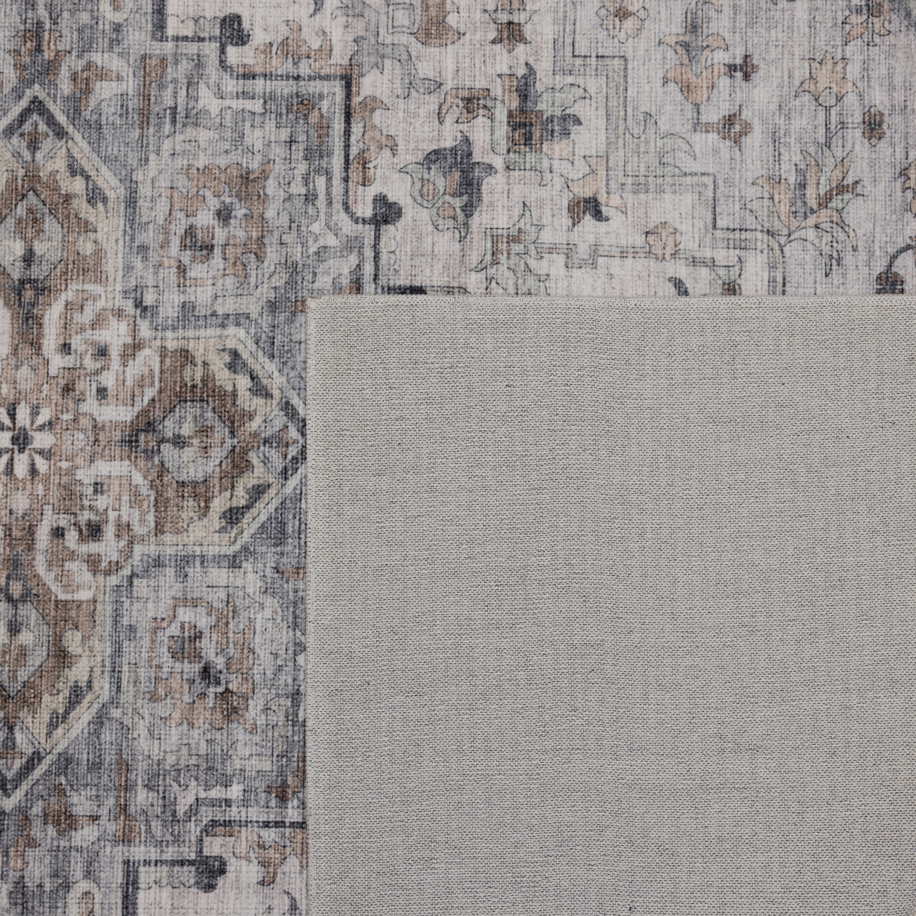 Inka wasbaar vintage vloerkleed 1144 - Beige